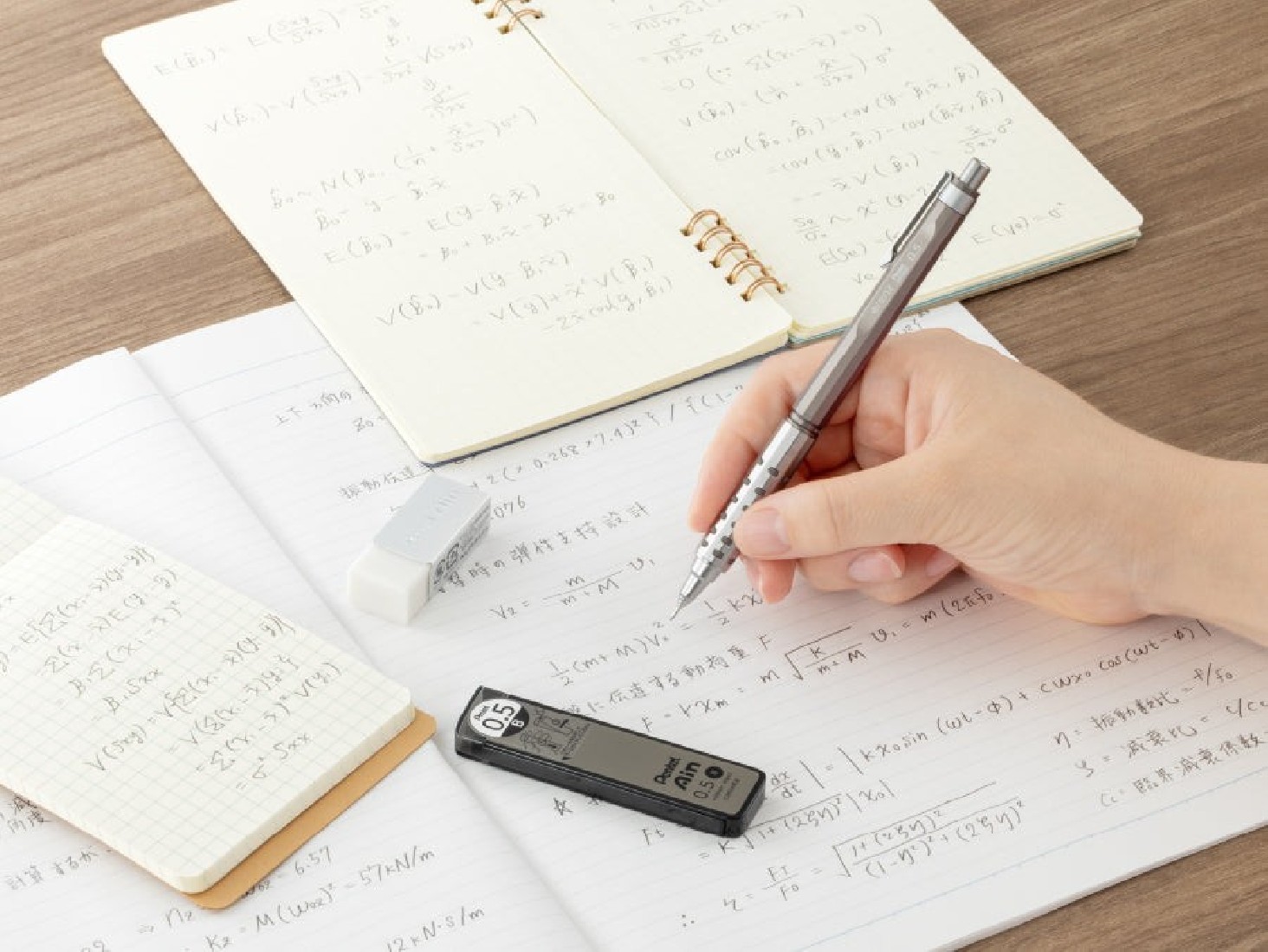 Pentel Ain leads 0,5mm B, 60mm, 40pcs, C285LME-B