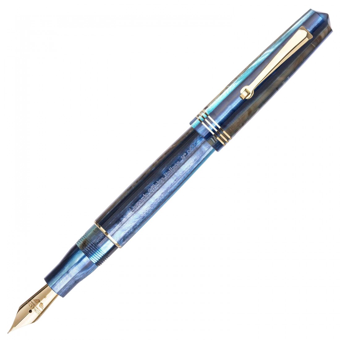 Leonardo Officina Italiana Momento Zero Dark Hawaii RT  Grande Fountain pen