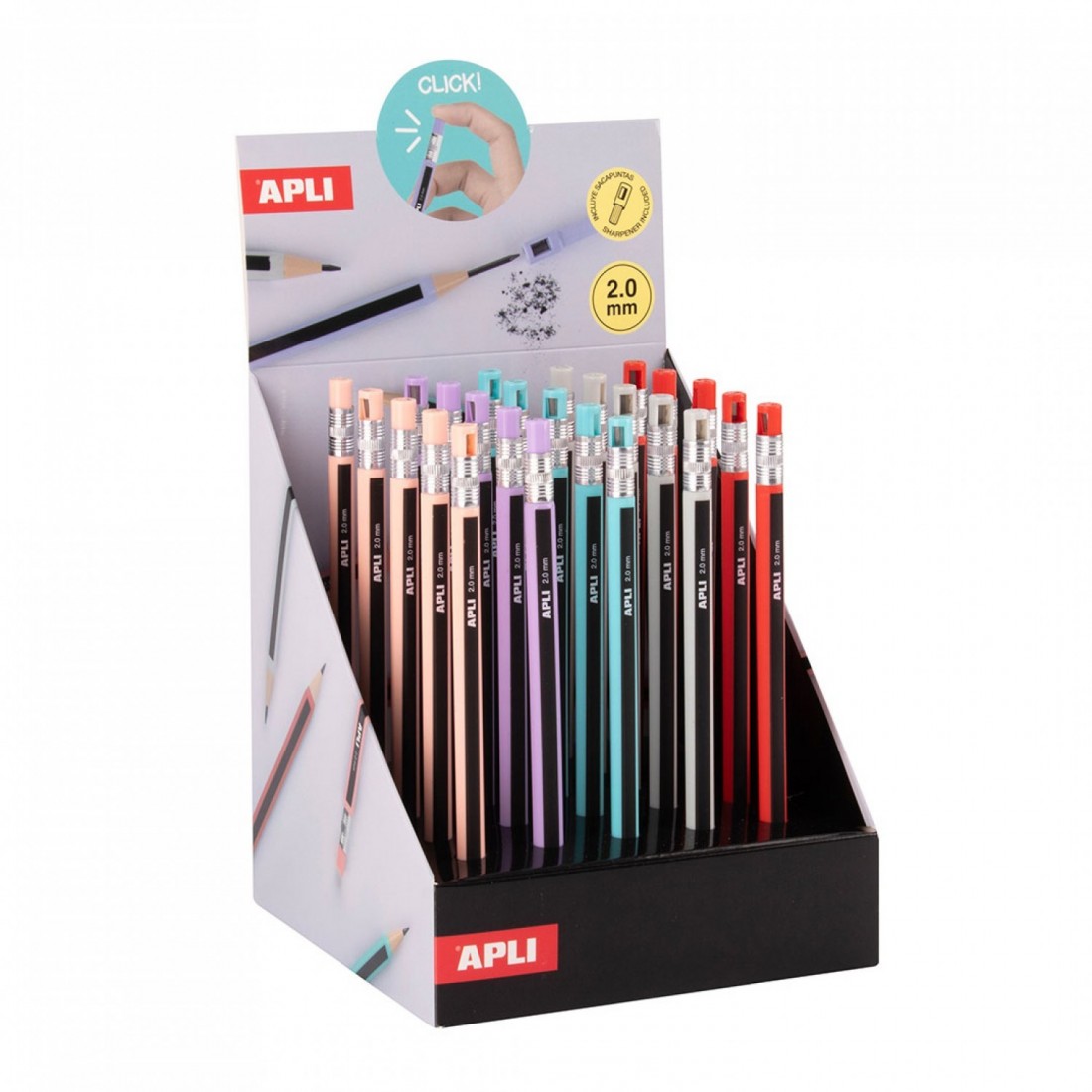 APLI Μηχανικό Μολύβι 2.0 mm σε Διάφορα Χρώματα 20272