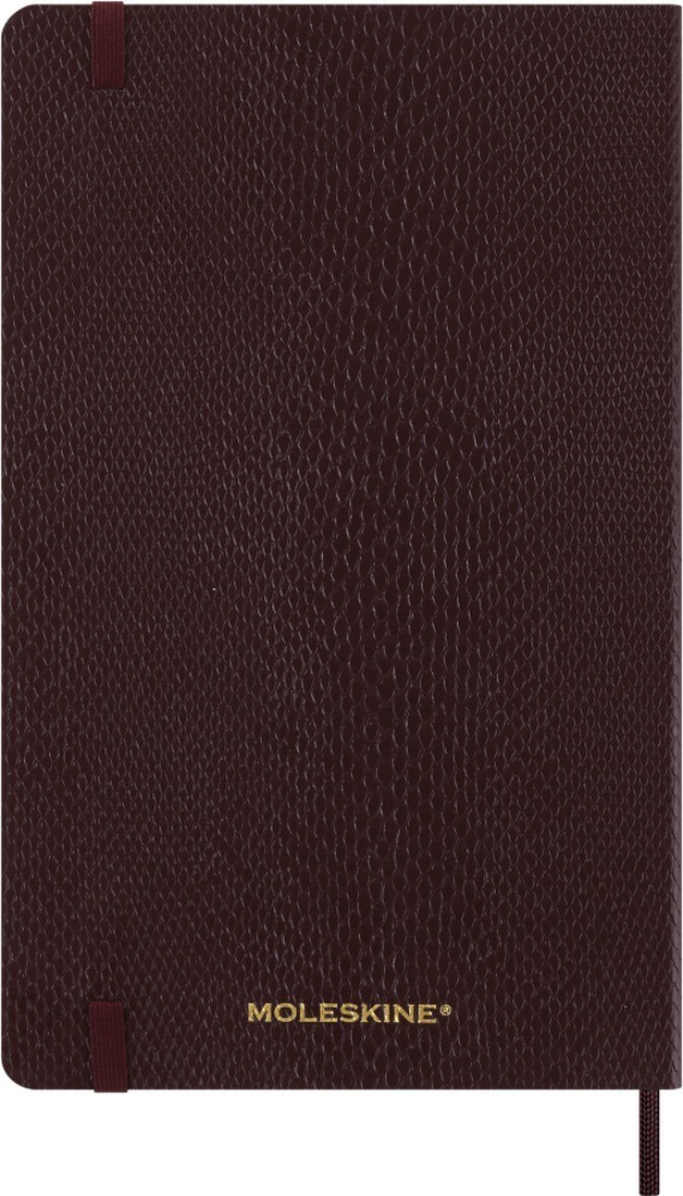 Moleskine Precious & Ethical Diary 2026 Weekly, Large 13x21, 12-Month, Vegan Cover, Bordeaux
