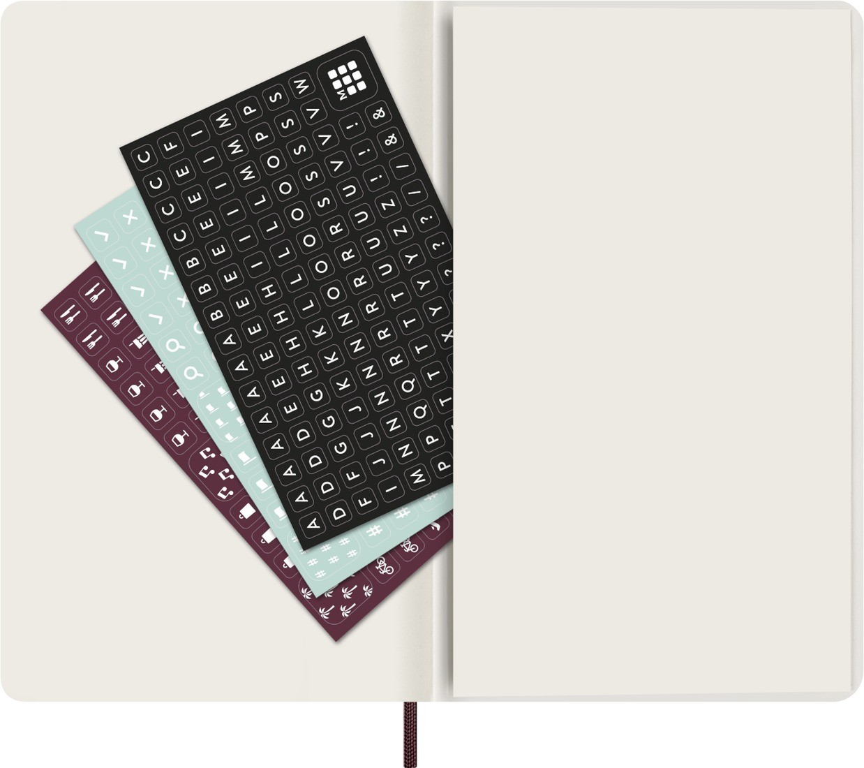 Moleskine Precious & Ethical Diary 2026 Weekly, Large 13x21, 12-Month, Vegan Cover, Bordeaux