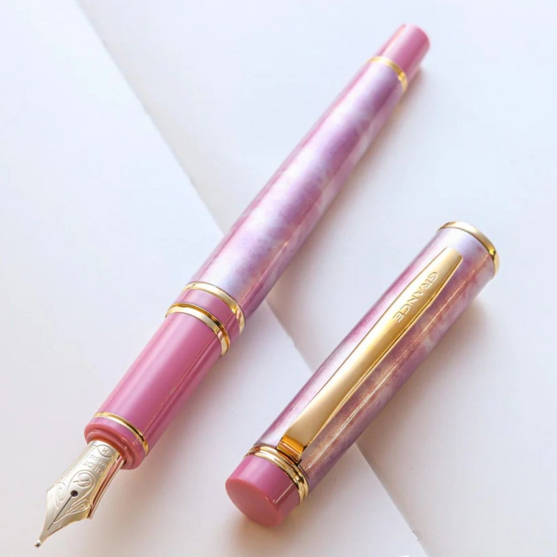 Pilot Grance Fountain Pen 14k Marble Pink FGRC-2MR-MAP-F