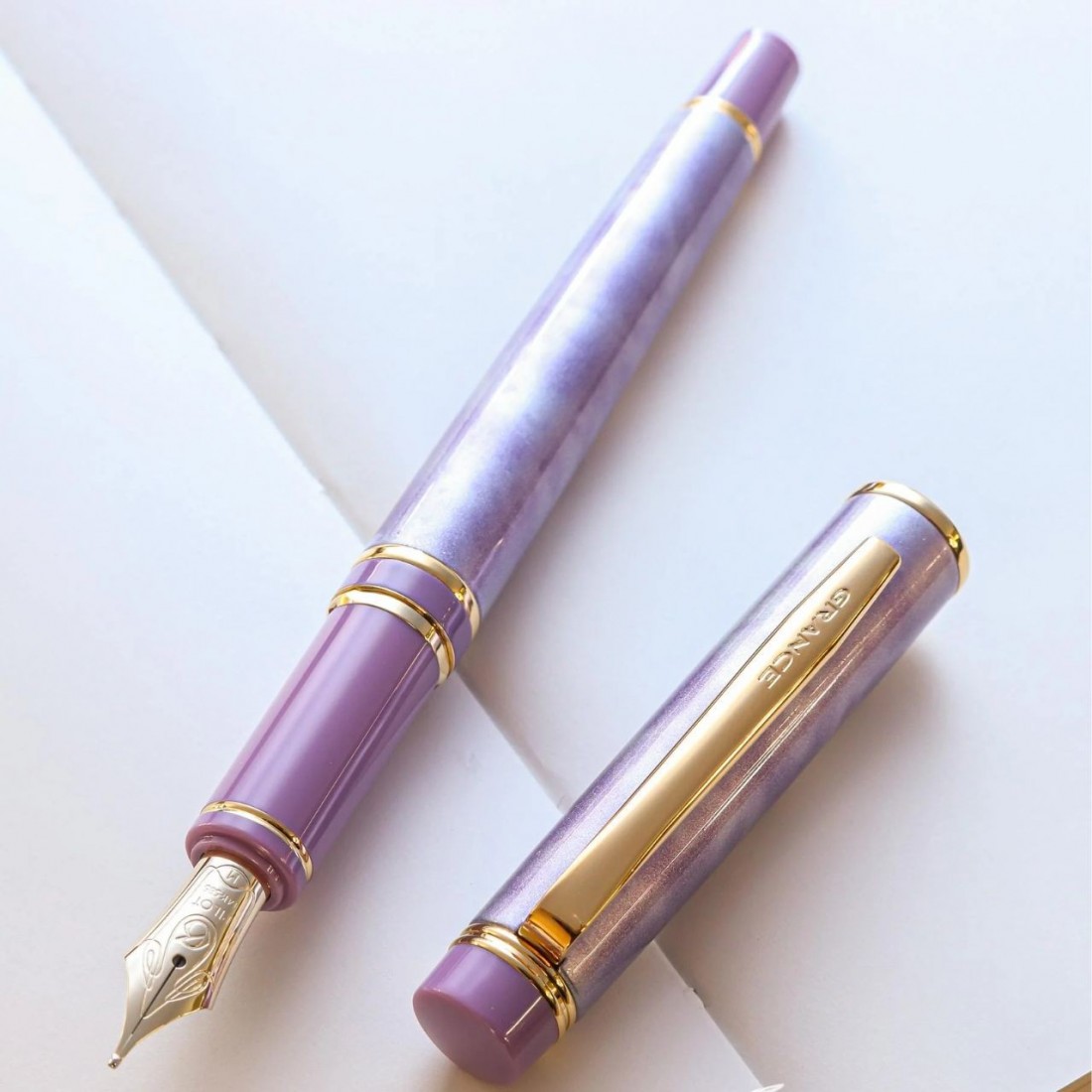 Pilot Grance Fountain Pen 14k Marble Violet FGRC-2MR-MAVF