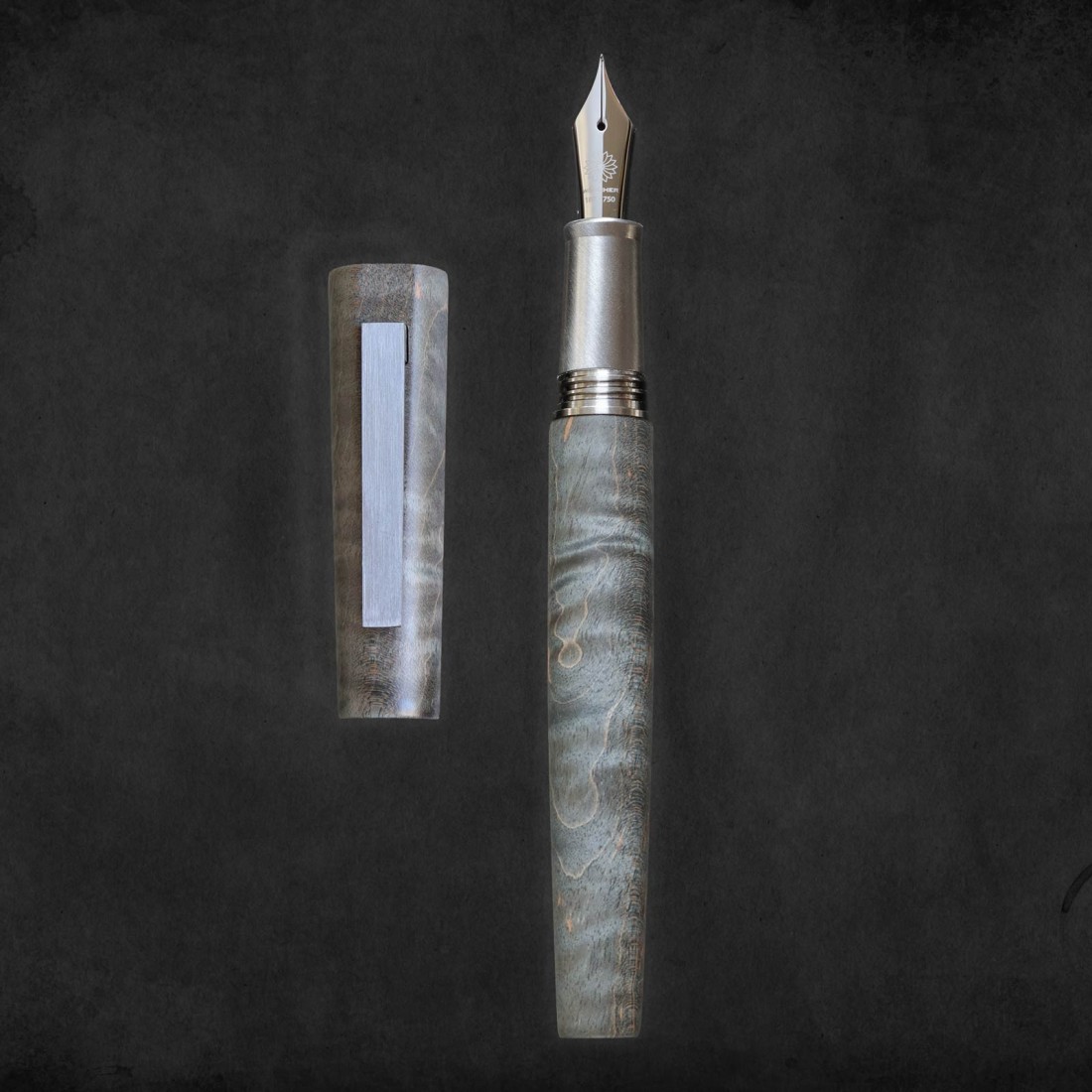 Wancher Olympus Titan - Nocturne Gray Fountain Pen