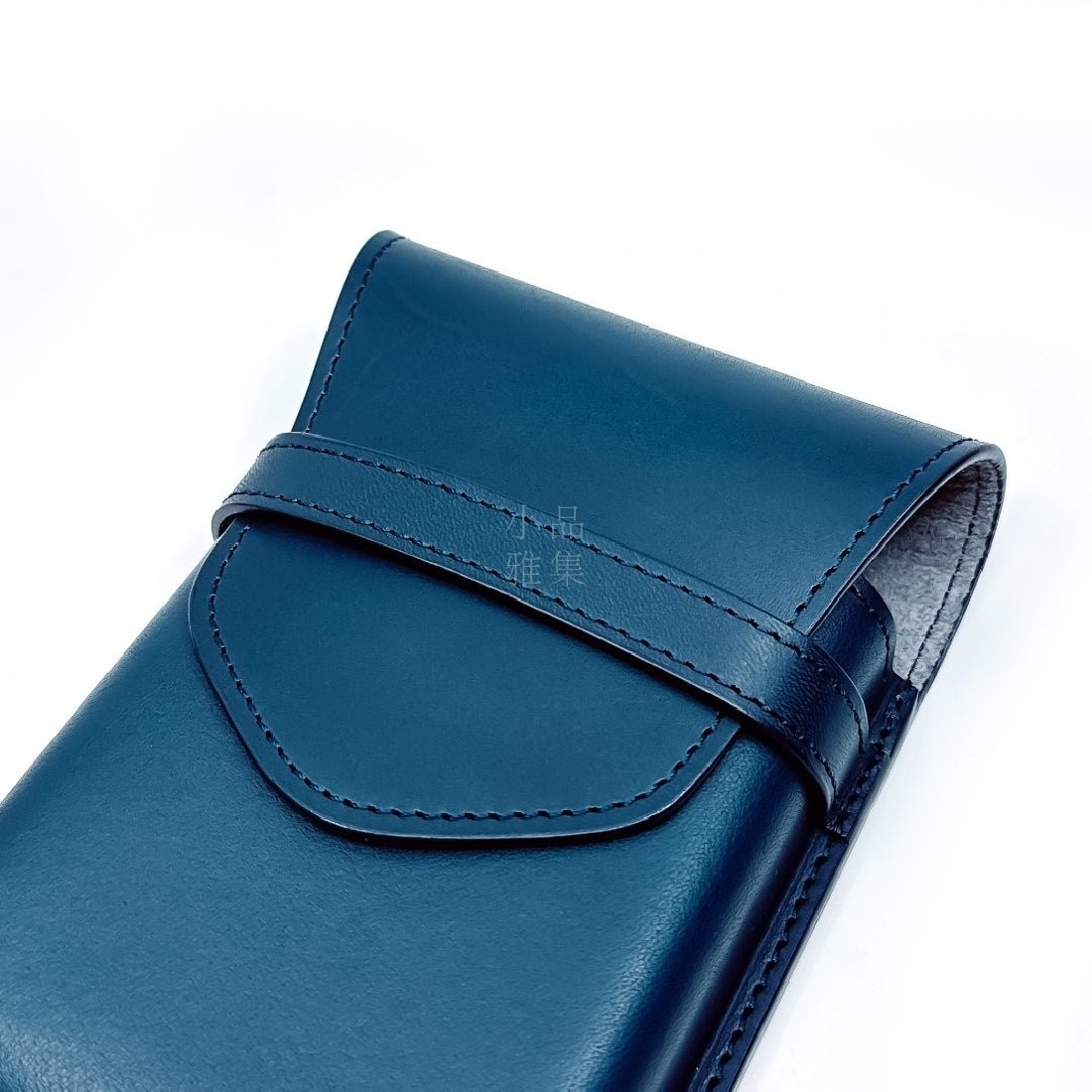 Pilot and Somes Navy leather case for 5 instruments, SLS5-11-NV