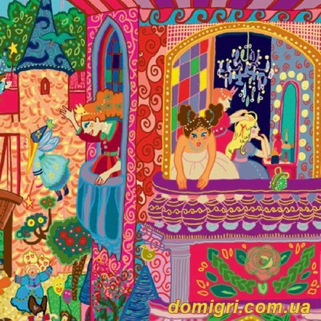 Puzzle σε σχηματικό κουτί 54 τεμ. Το νεραϊδόκαστρο 07246 Djeco