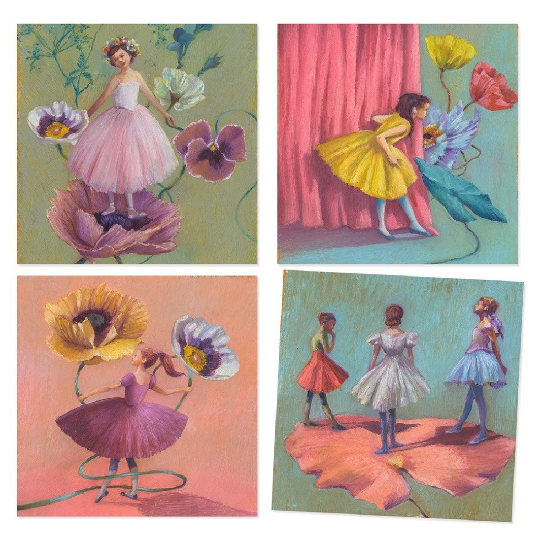 Inspired by Edgar Degas- Ιμπρεσιονισμός-Ζωγραφίζω με κηρομπογιές Μπαλαρίνες 09381 Djeco