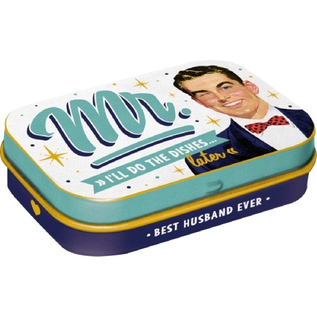 Μεταλλικό κουτάκι με μέντες Say it 50s - Mr. Ill Do It Later 81464 Nostalgic Art