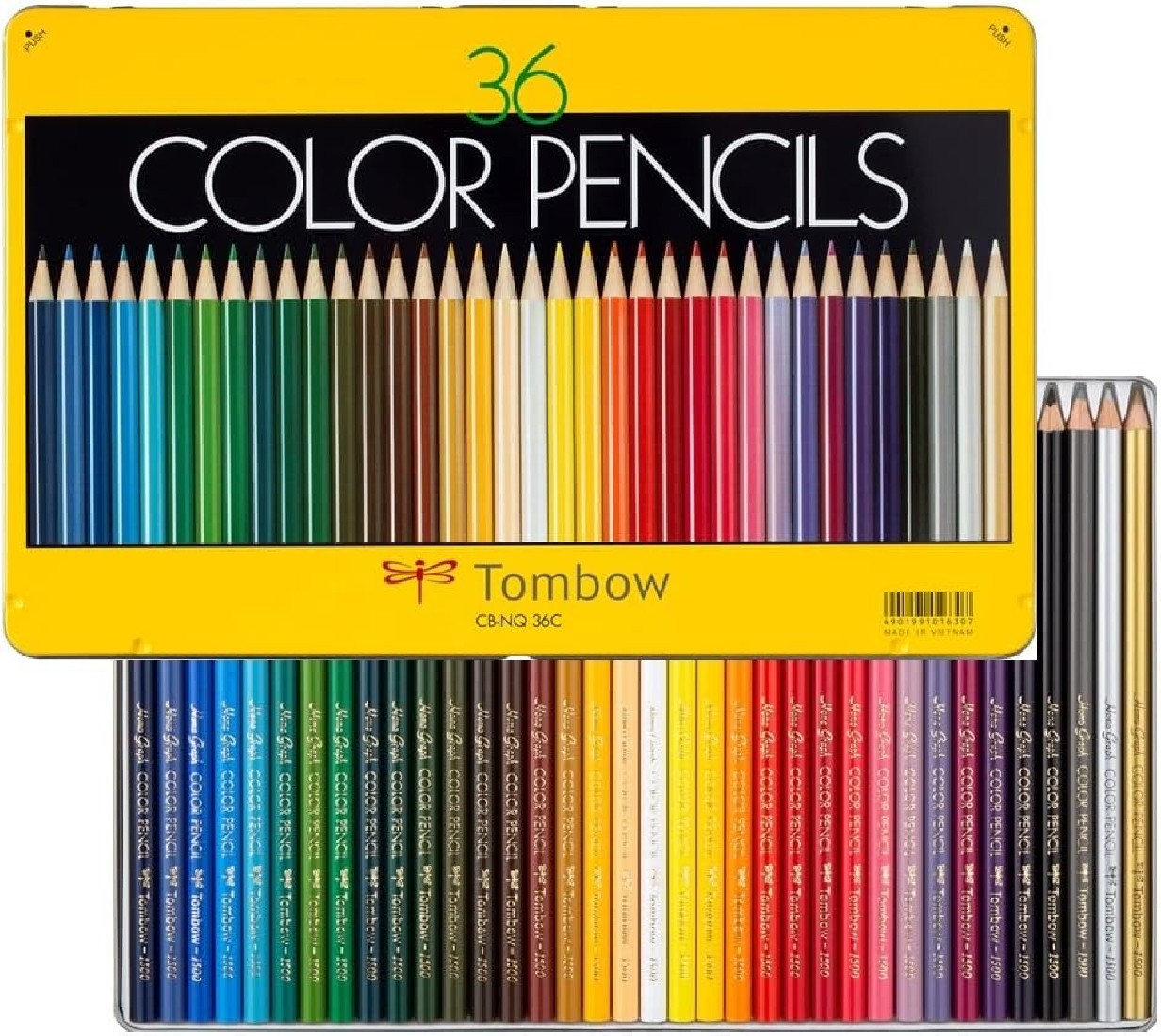 Tombow 36 color pencils CB-NQ 36C