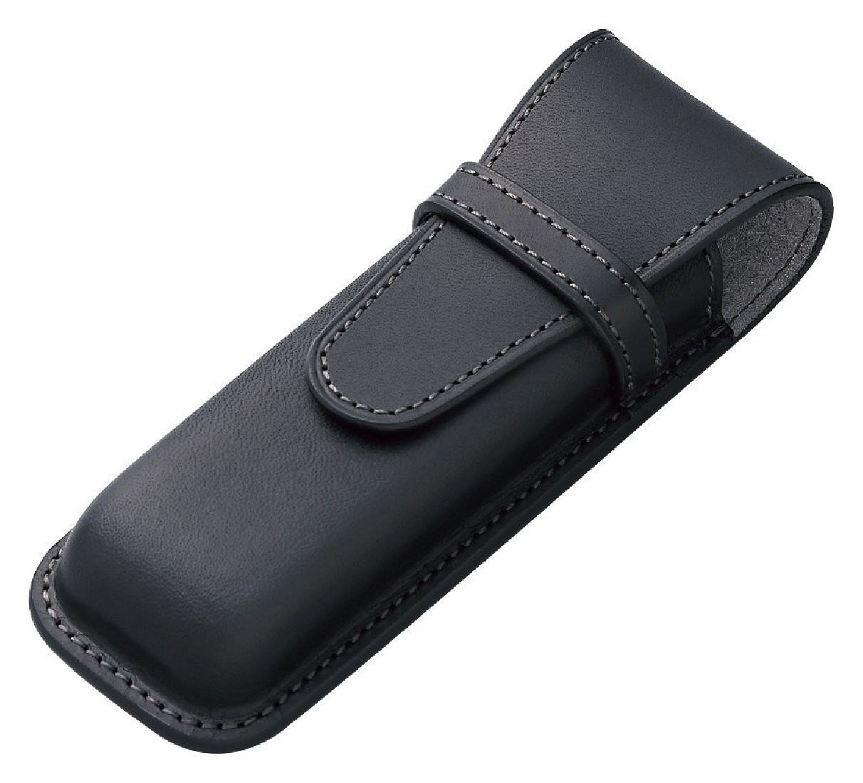 Pilot and Somes pen black leather case for 2 pens, SLS2-11-b