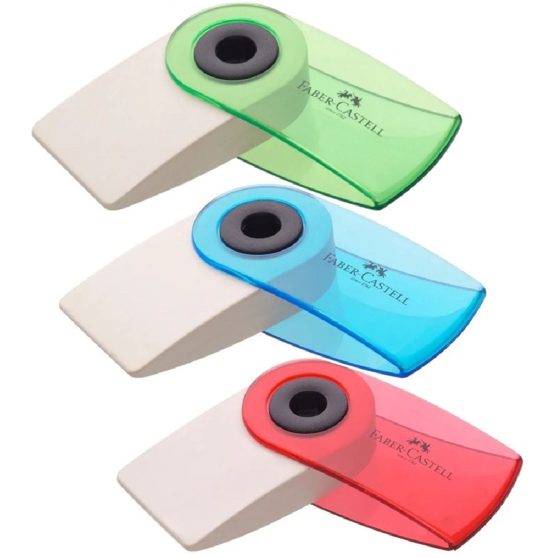 Faber-Castell Γόμα Mini Sleeve Ημιδιάφανη 182412