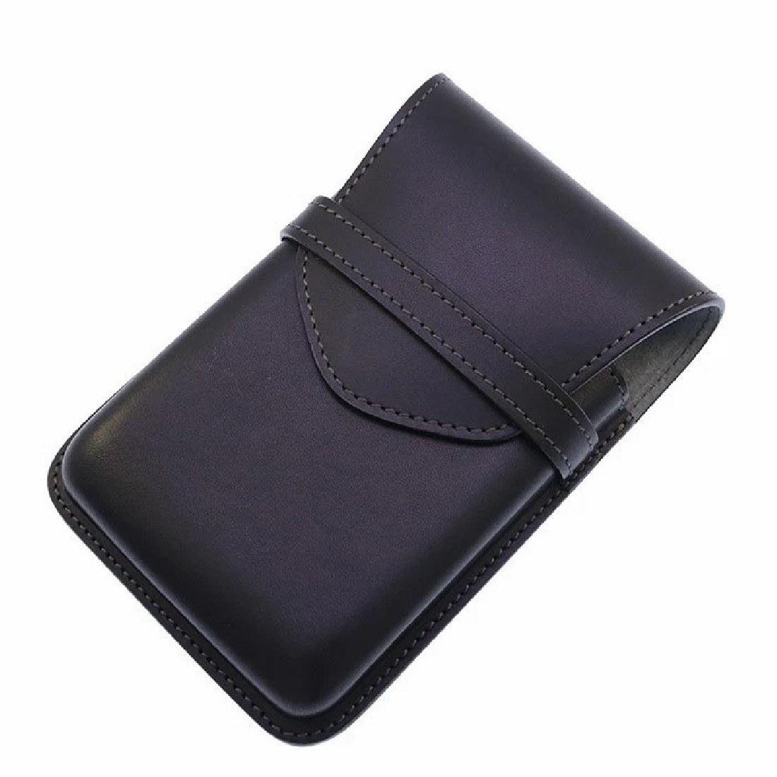 Pilot and Somes Black leather case for 5 instruments, SLS5-11-B