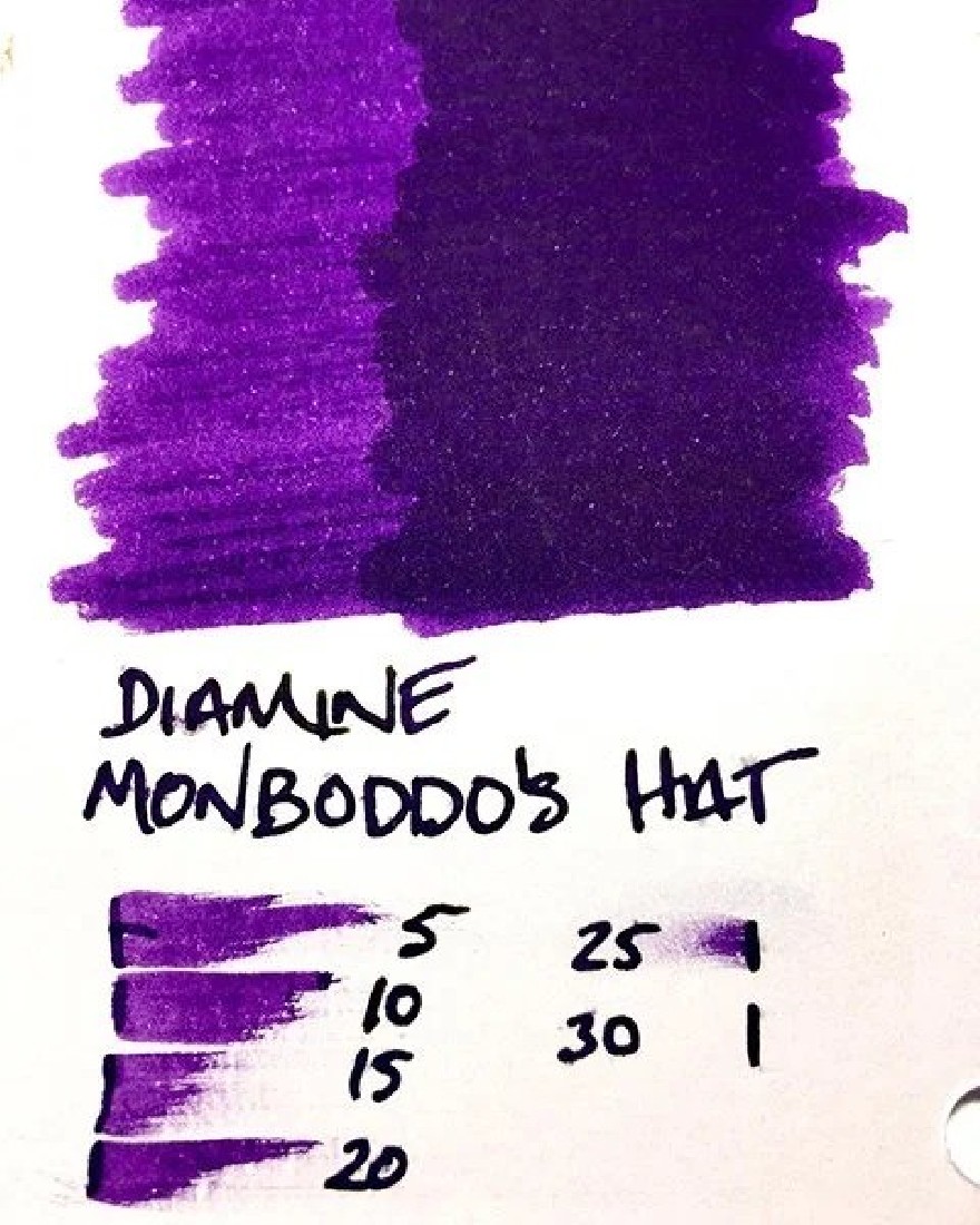 Diamine 80ml Monboddos Hat Fountain pen ink botlle