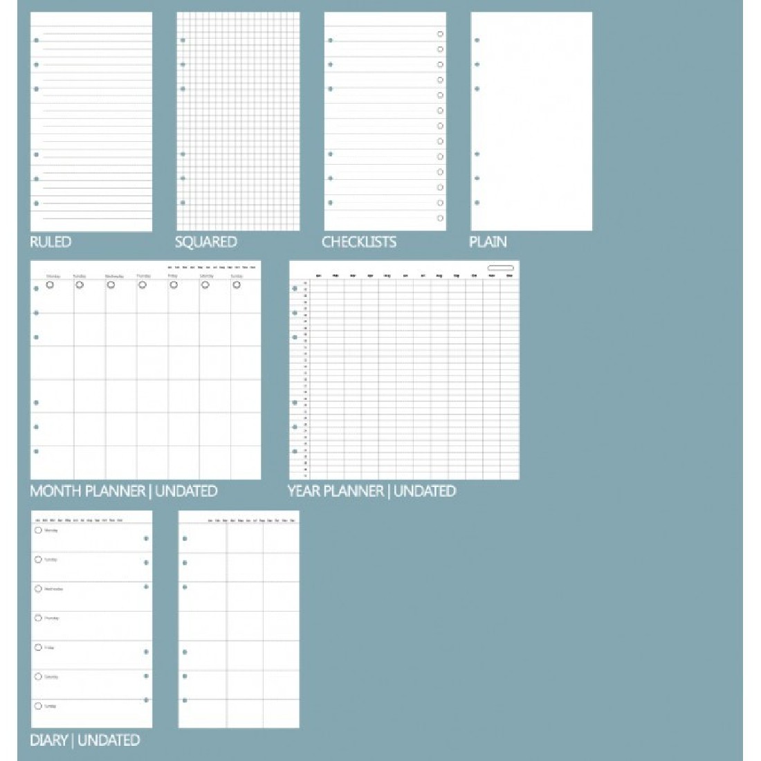 Clipbook Personal White 023634 Filofax