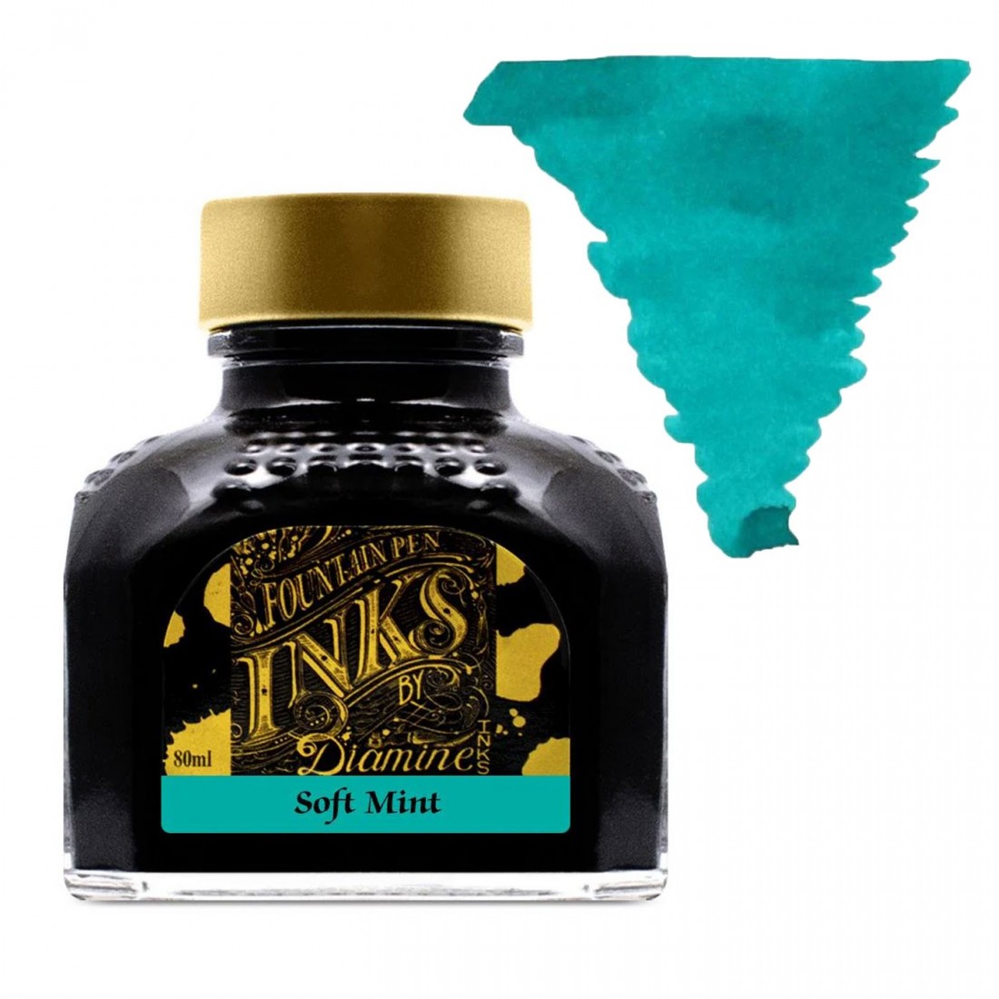 Diamine 80ml Soft Miint Fountain pen ink bottle