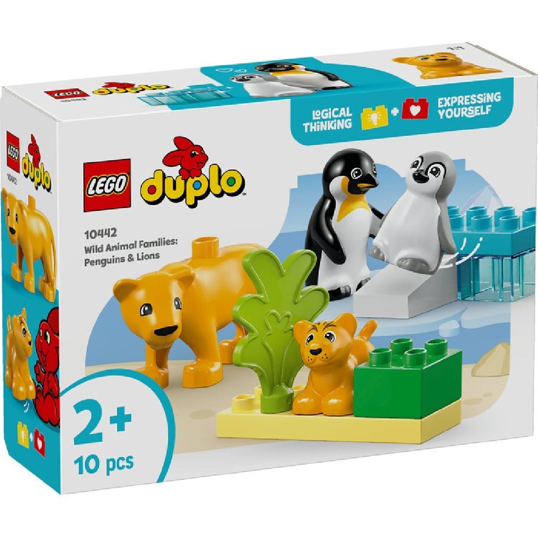 Wild Animal Families: Penguins & Lions 10442 Lego Duplo