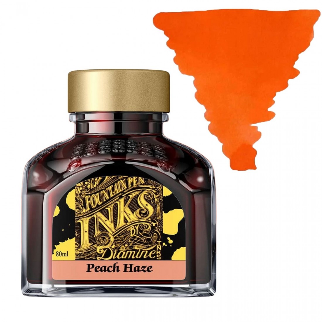 Diamine 80ml Peach Haze Ink Bottle