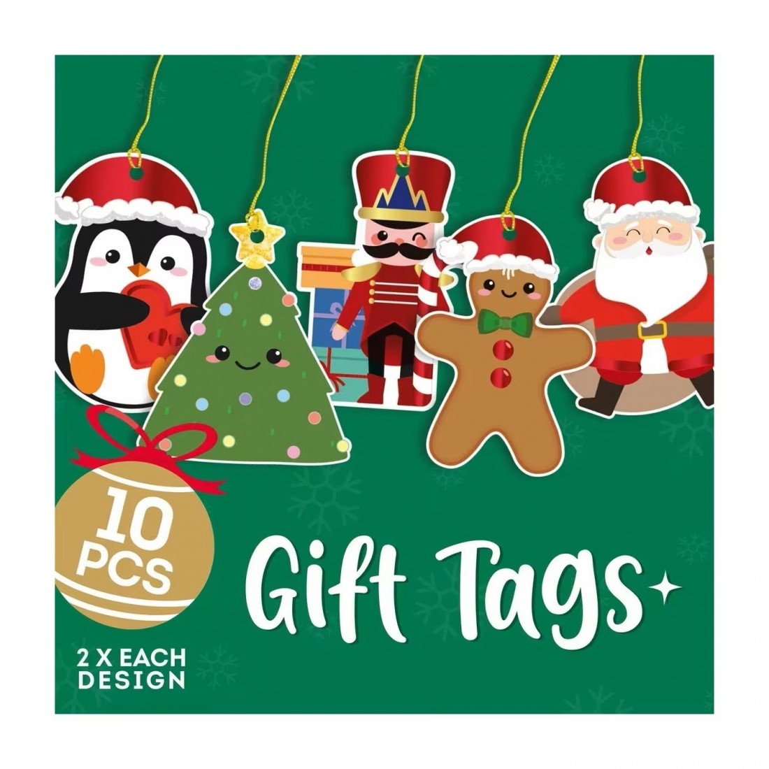 Σετ με 10τεμ Χριστουγεννιάτικες ετικέτες δώρων Legami