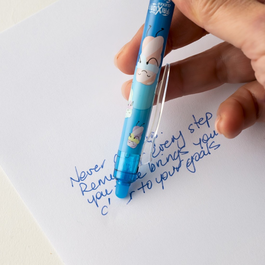 Pilot Στυλό Gel Frixion Ball Clicker Limited Edition Sweet Paradise Γαλάζιο Ανοιχτό 0,7mm