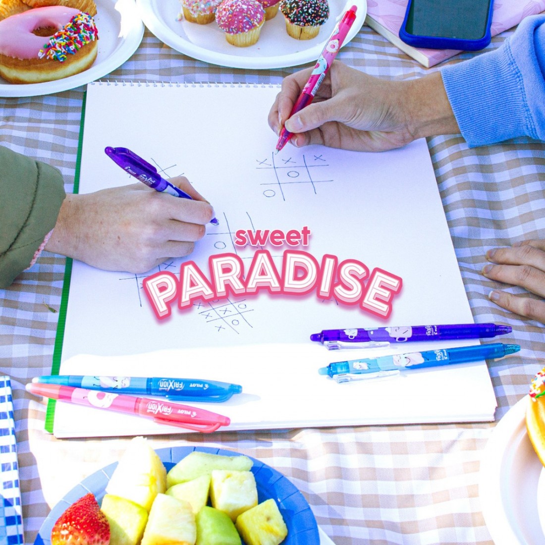 Pilot Στυλό Gel Frixion Ball  Limited Edition Sweet Paradise Γαλάζιο Ανοιχτό 0,7mm