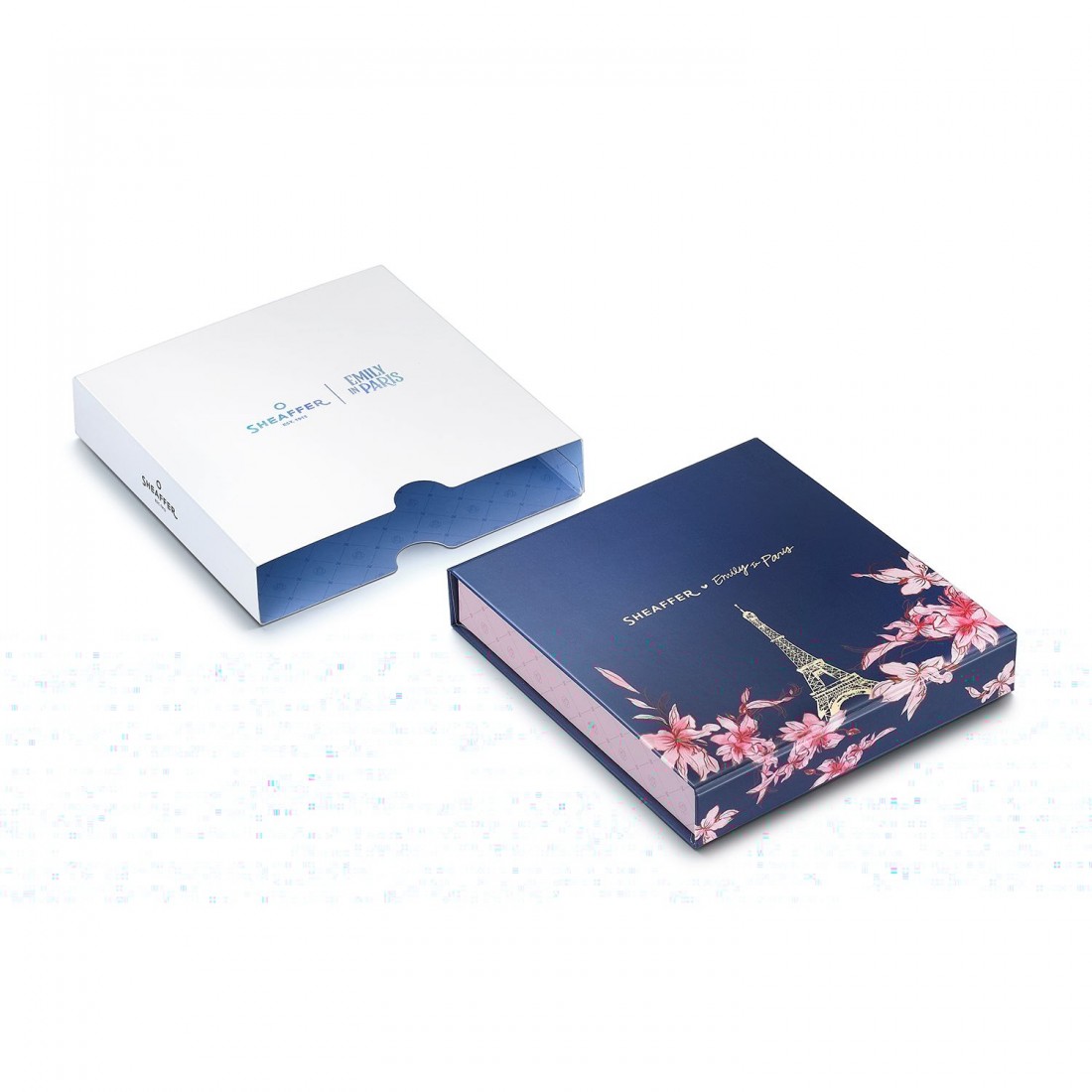 Sheaffer 100 Special Edition Emily In Paris Champagne Gold Ballpoint Pen  Credit Card Holder Gift Set