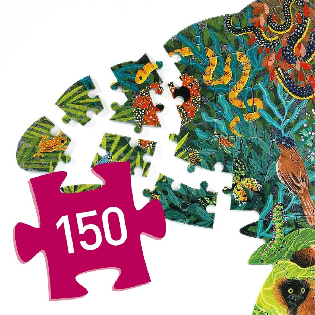 Puzzle Art 150 τμχ. Χαμαιλέοντας Djeco