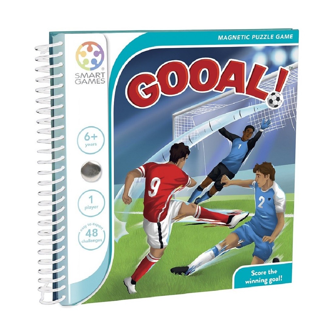 Επιτραπέζιο μαγνητικό Ποδόσφαιρο -Gooal (48 challenges) 152446 Smartgames