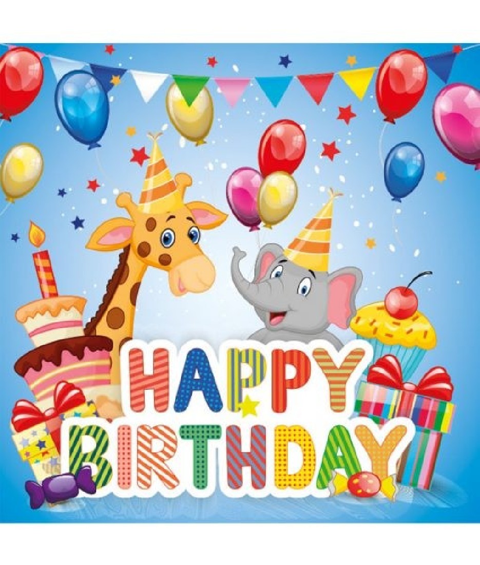 Ευχετήρια κάρτα γενεθλίων   Happy Birthday!  (246) Ευχές στο τετράγωνο Alta Karta