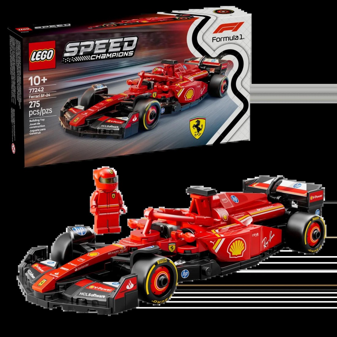 Ferrari SF-24 F1® Race Car 77242 Lego Speed Champions