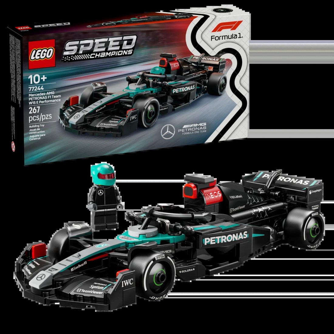 Mercedes-AMG F1® W15 Race Car 77244 Lego Speed Champions