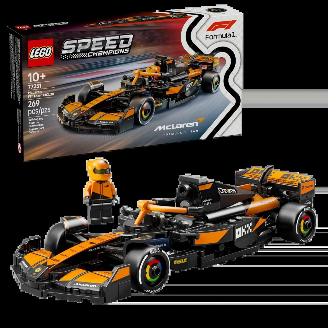 McLaren F1® Team MCL38 Race Car 77251 Lego Speed Champions