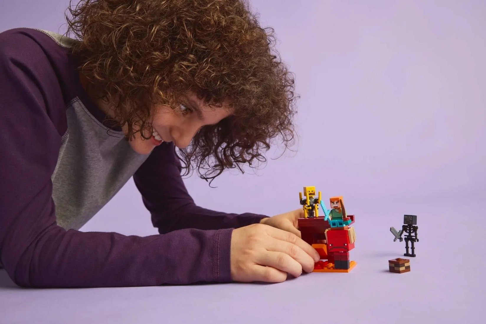 The Nether Lava Battle 21266 Lego Minecraft