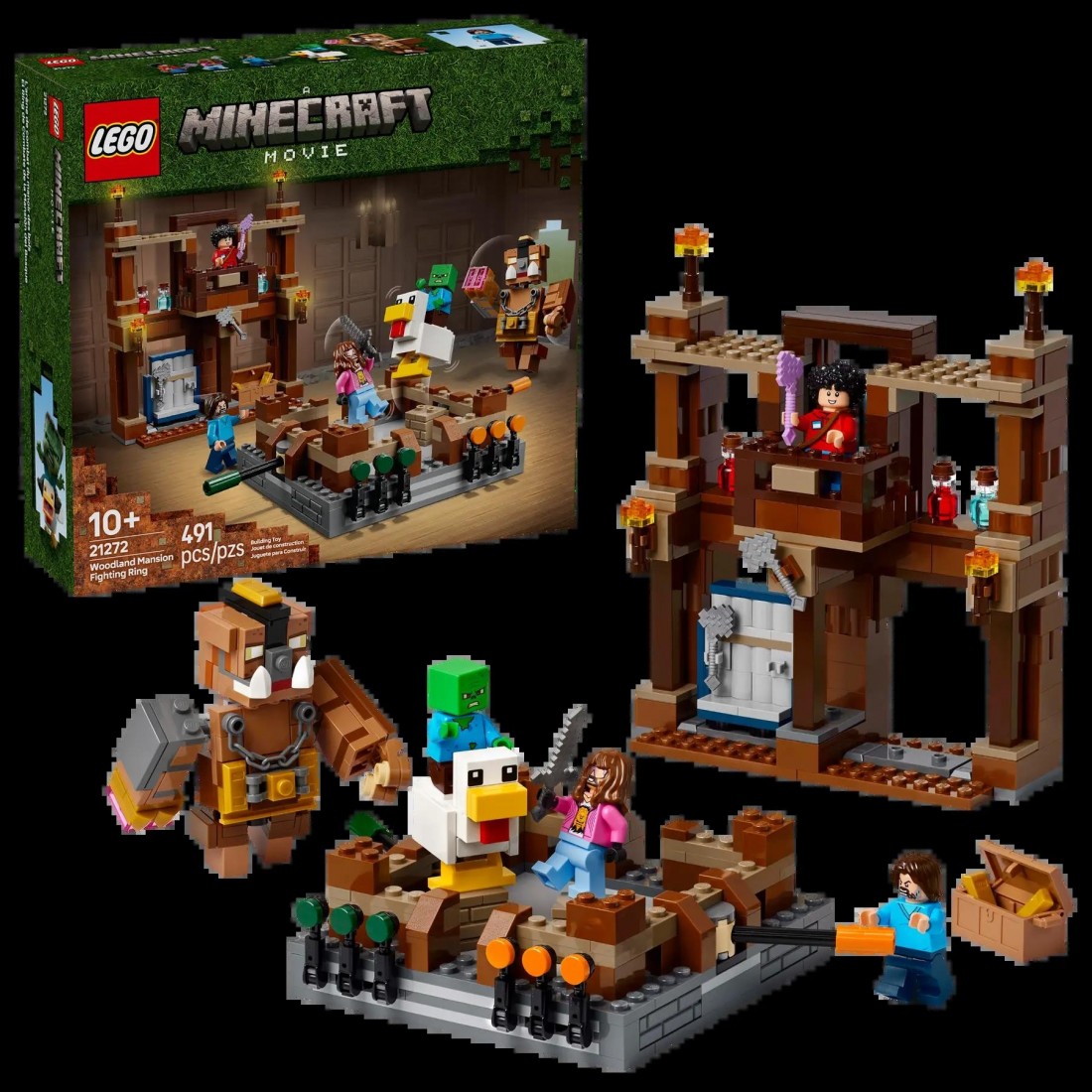 Woodland Mansion Fighting Ring 21272 Lego Minecraft