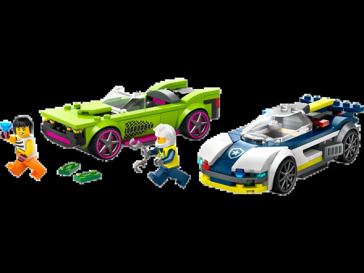 Police Car And Muscle Car Chase 60415 Lego City