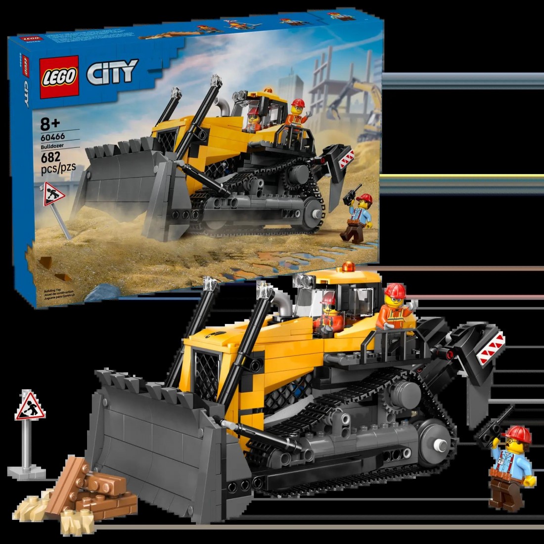 Yellow Bulldozer 60466 Lego City