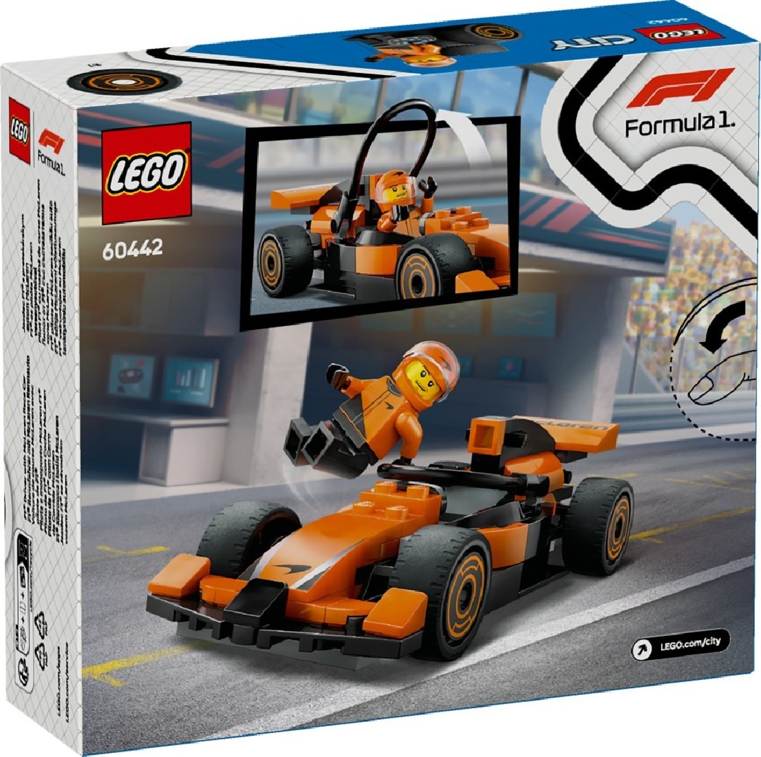 F1® Driver With Mclaren Race Car 60442 Lego City
