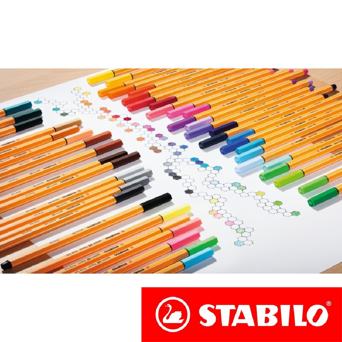 Μαρκαδόρος Γραφής Stabilo Point 88 Metal (Σετ 50 τεμαχίων)8850-6