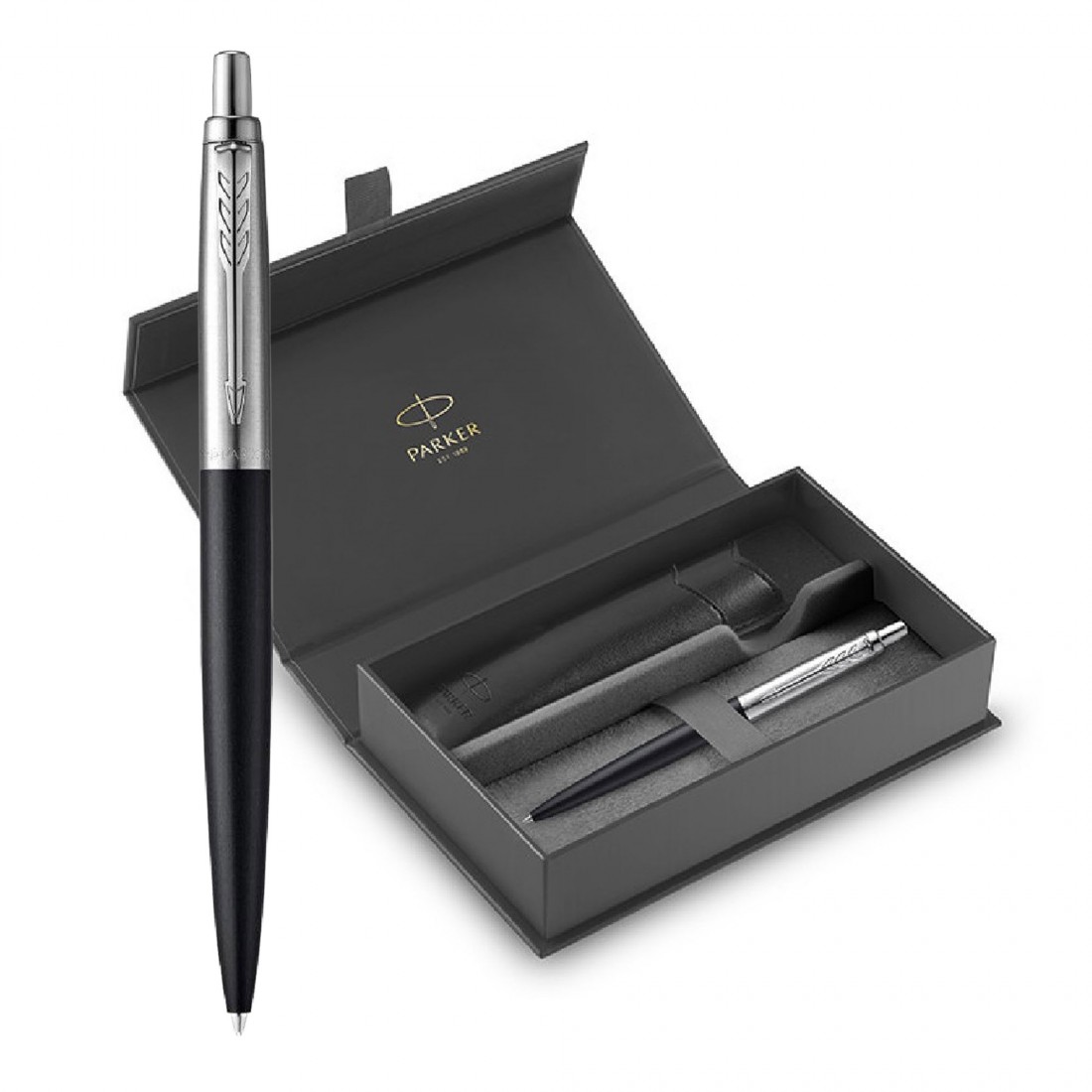 Parker Jotter XL Richmond Matte Black Balllpen and Black Pouch