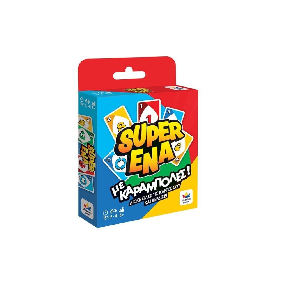 Παιχνίδι με κάρτες SUPER ENA -με καραμπόλες- 100944 Δεσύλλας