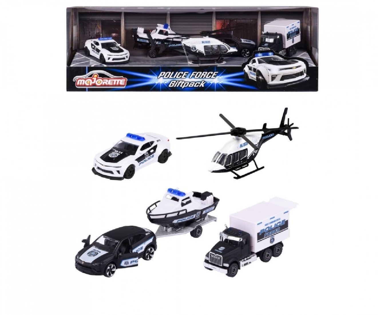 Police Force 4 Pieces Giftpack 212053188 Majorette