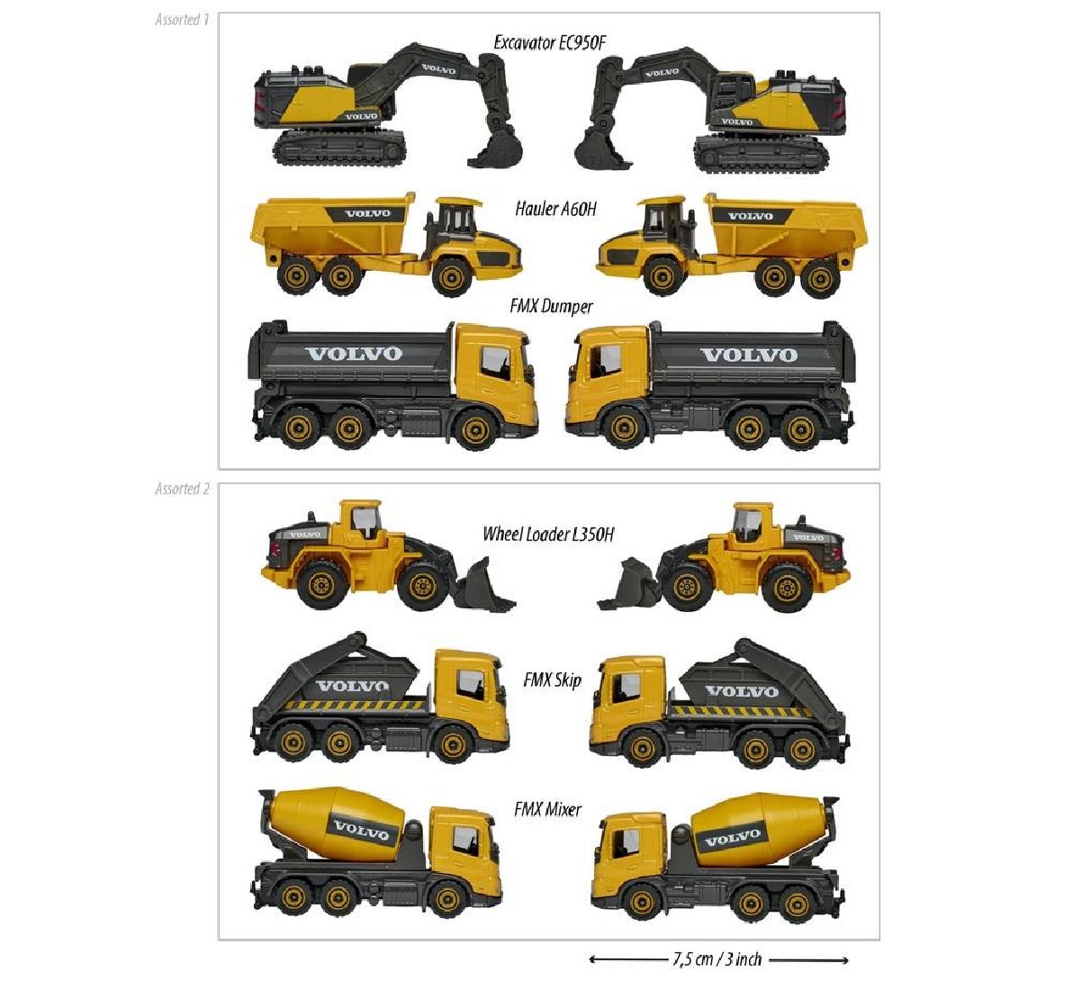 Volvo 3 Pieces Set 212057284 Majorette