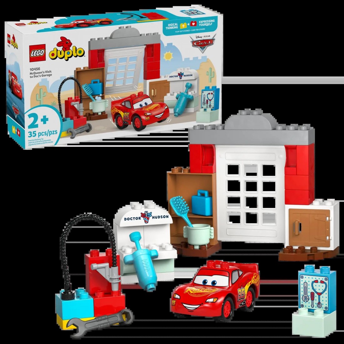 McQueens Visit to Docs Garage 10456 Lego Duplo