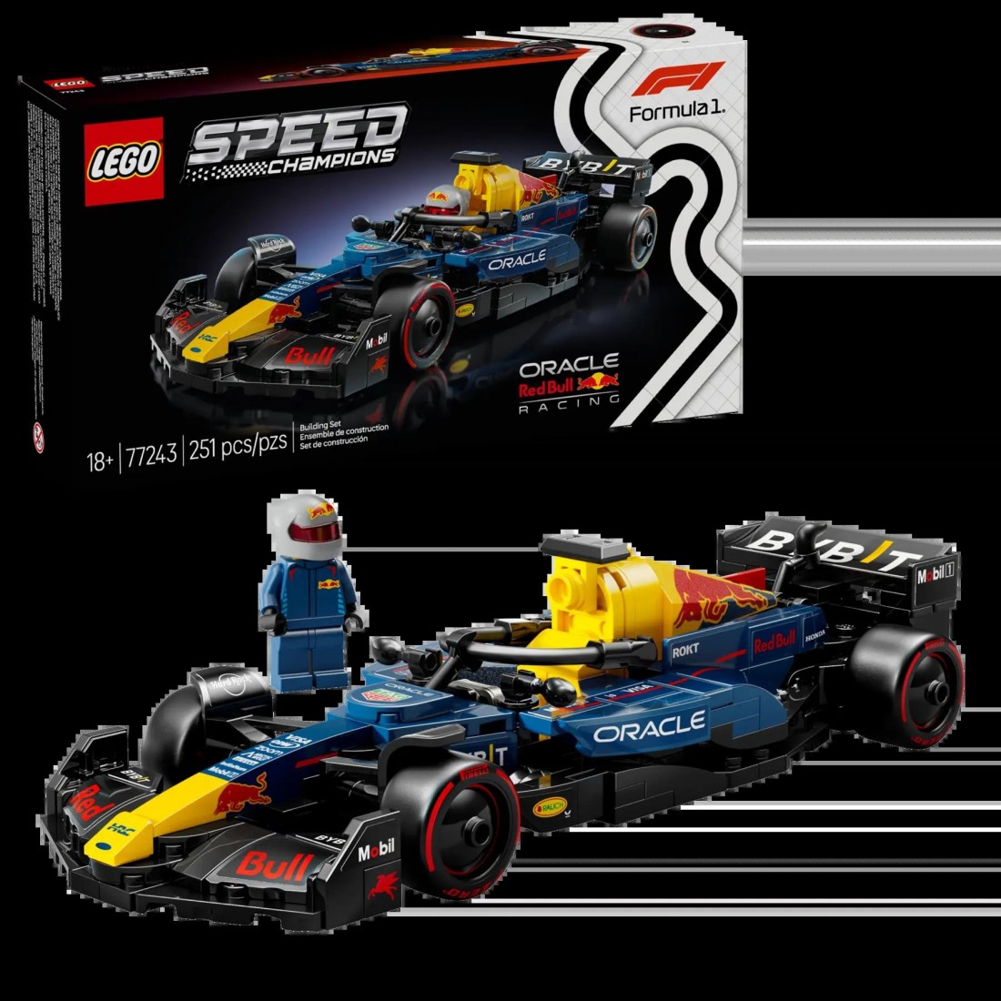 Oracle Red Bull Racing RB20 F1® Race Car 77243 Lego Speed Champions