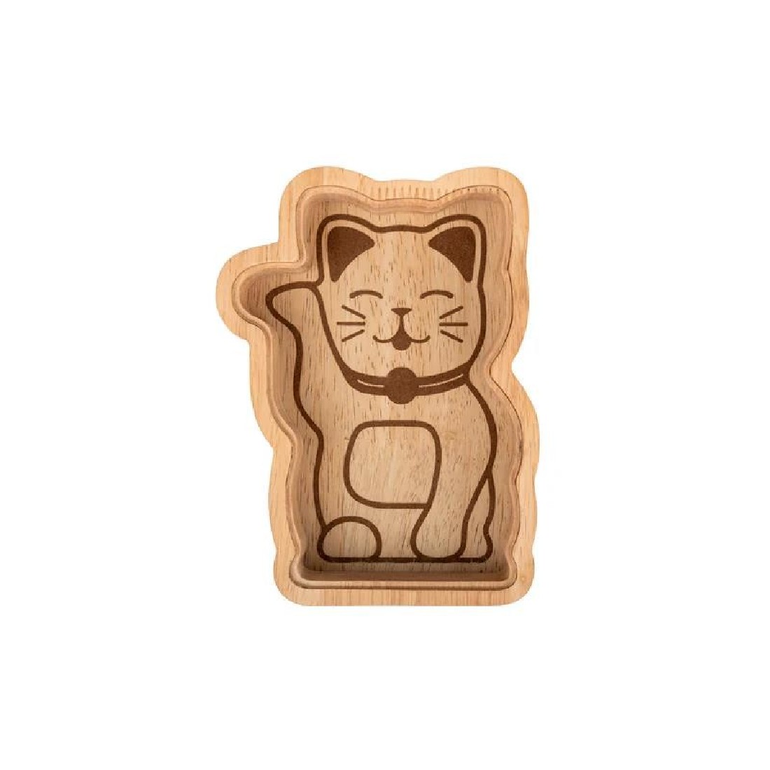 Κουμπαράς Ξύλινος Lucky Cat KK201 Kikkerland