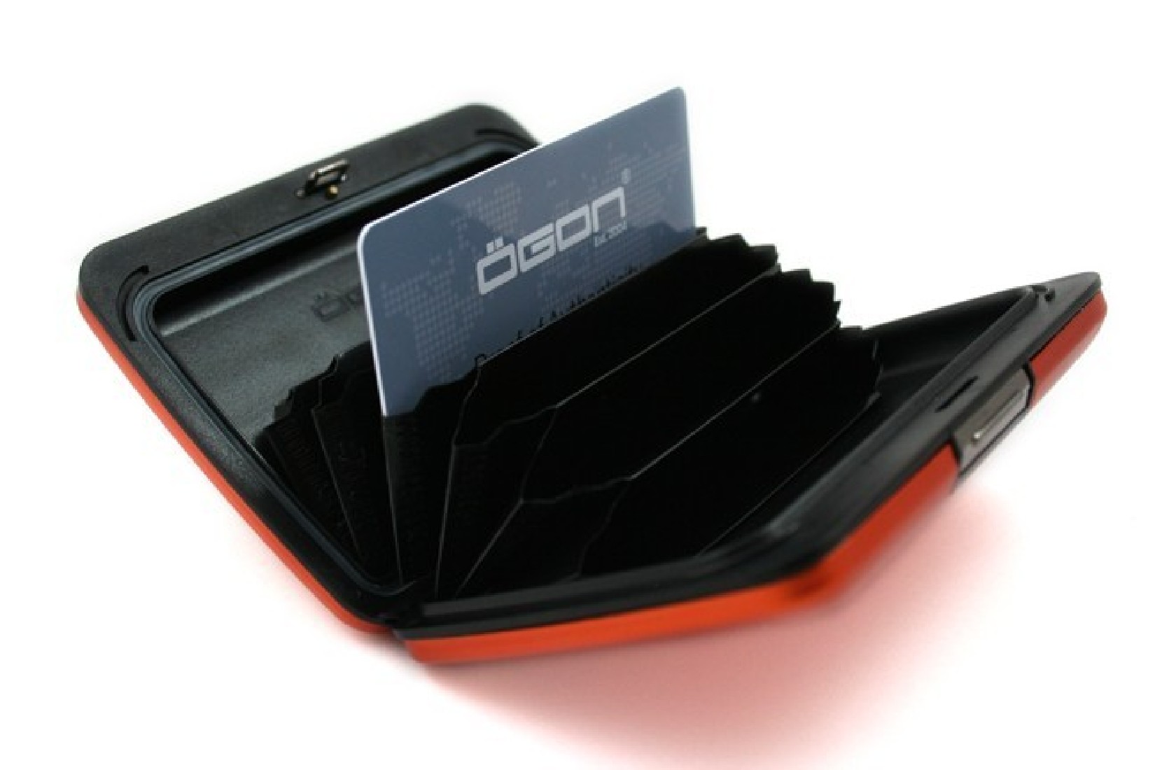 OGON STOCKHOLM V2.0 FOR 10 CARDS AND CASH ORANGE