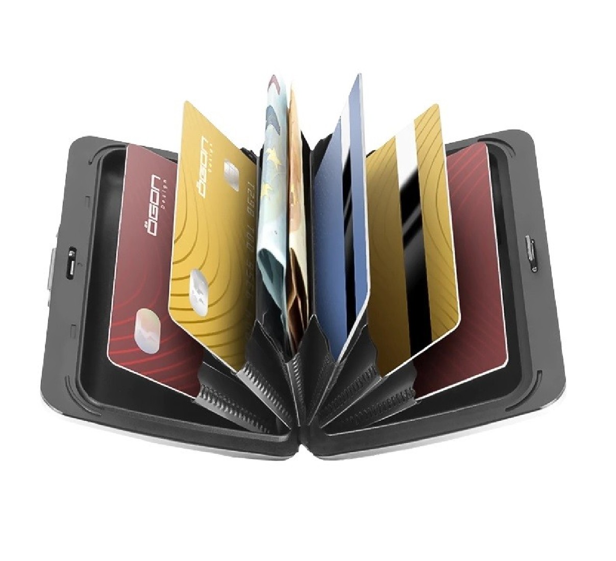 OGON STOCKHOLM SV2 FOR 10 CARDS AND CASH ROSE GOLD