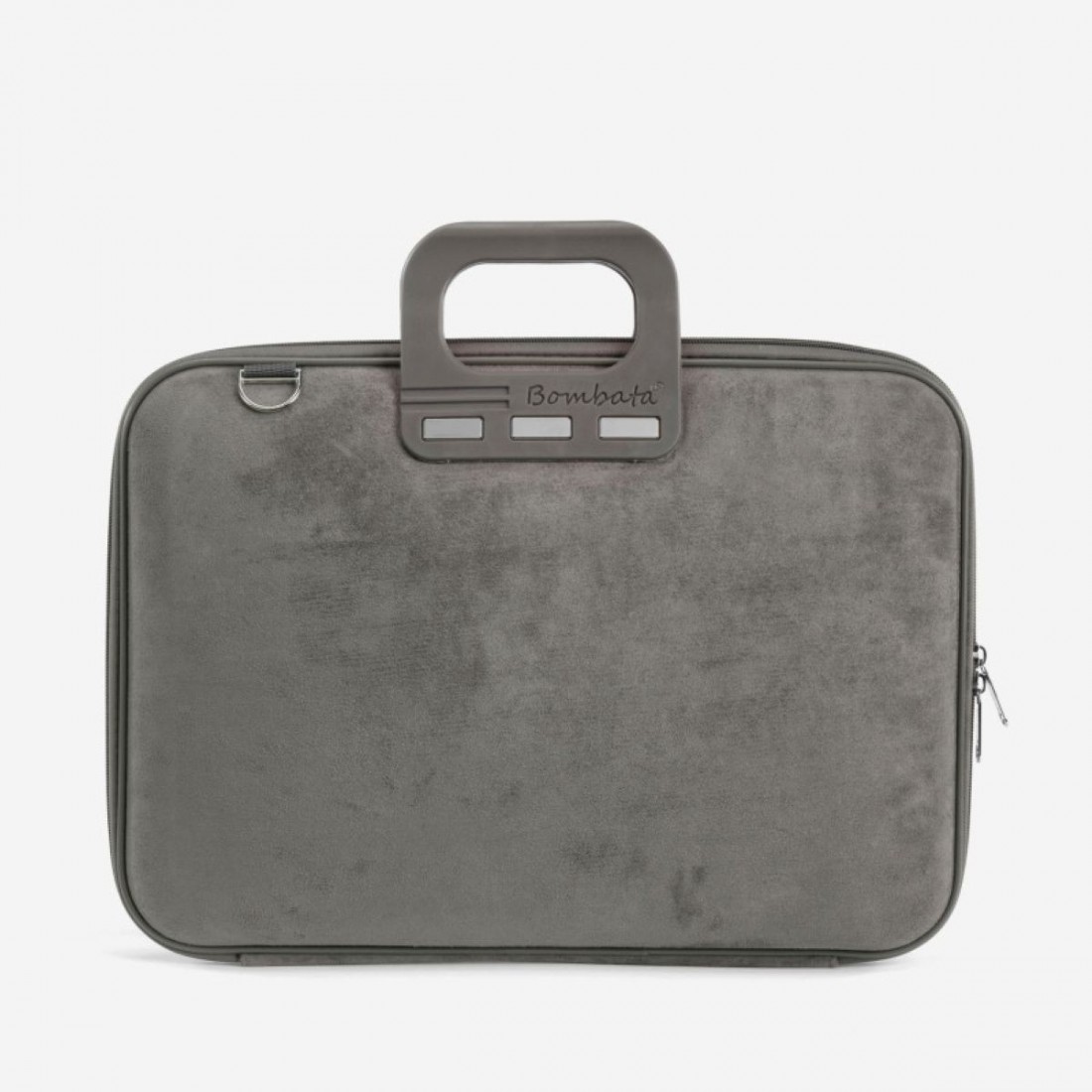 BRIEFCASE LAPTOP 15,6 CAMOSCIO CHARCOAL
