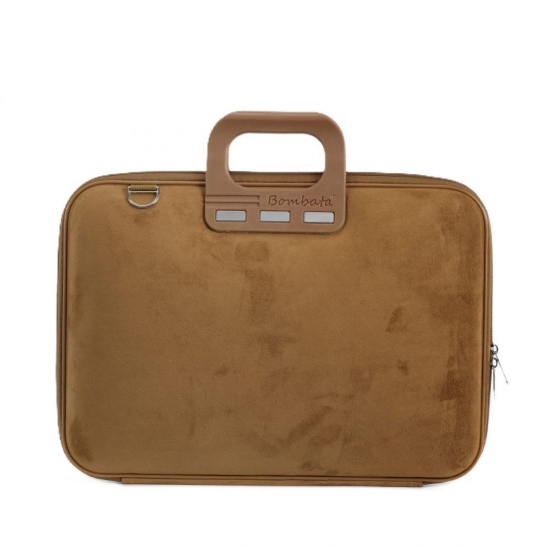 BRIEFCASE LAPTOP 15,6 CAMOSCIO DARK BROWN