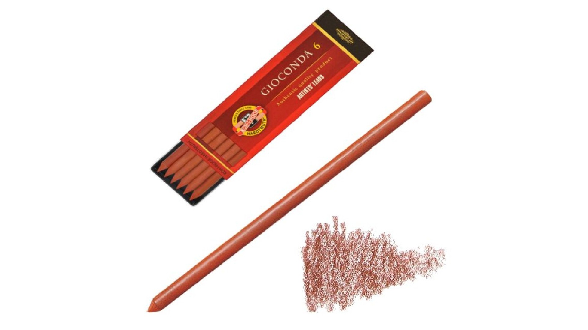 Μύτες μηχανικού μολυβιού 5,6mm Russet Sepia 120mm KOH-I-NOOR