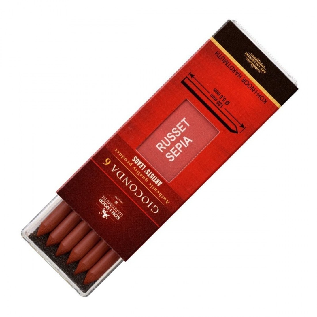 Μύτες μηχανικού μολυβιού 5,6mm Russet Sepia 120mm KOH-I-NOOR